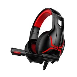 AURICULAR GAMING MARVO  HG8928 CON MICROFONO USB AUX LED RED