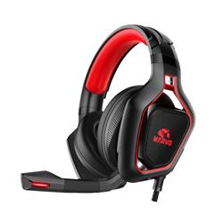 AURICULAR GAMING MARVO  HG8960 CON MICROFONO RED LED USB PC