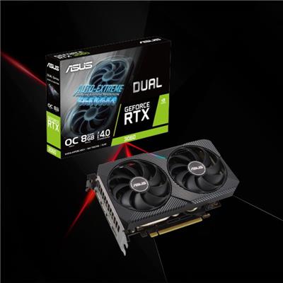 Placa de video Nvidia Asus Dual OC RTX 3060 8GB GD