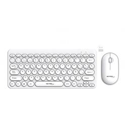 COMBO INALAMBRICO TECLADO Y MOUSE NETMAK NM-KB850 BLANCO