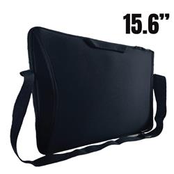 FUNDA NOTEBOOK 14/15.6  NEGRA CON BOLSILLO Y CORREA