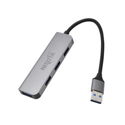 HUB NISUTA USB 3.0 4 PUERTOS NS-UH045A